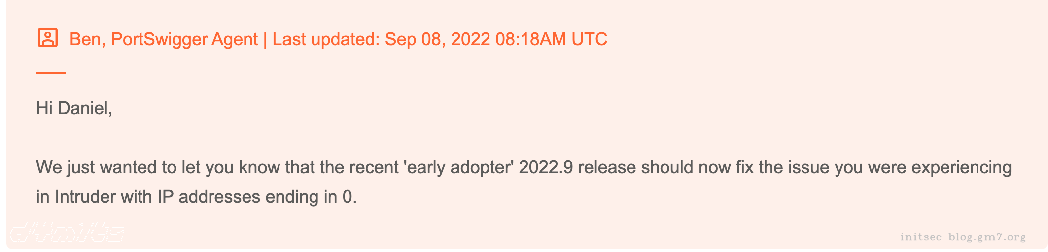 update